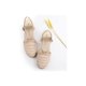 thumbnail image 2 of Mysoft ladies elastic wedged sandals Beige Sandals Size 8M Mysoft Mysoft Sandalias, 2 of 7