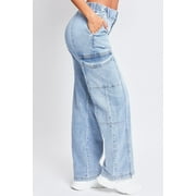 YMI Jeans Women's Straight Cargo Jeans