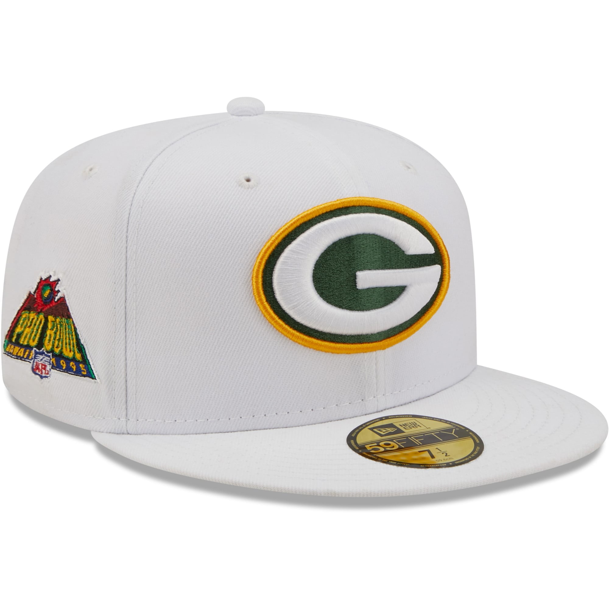 Men's New Era White Green Bay Packers 