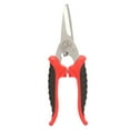 thumbnail image 2 of 180mm Finely Serrated 3CR13 Steel Compact Electrician Scissors Garden Scissors Multifunction Hand Pruners Plastic Scissors, Cuts Wire, Insulation, Soft Cable and More, 2 of 8