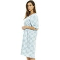 thumbnail image 2 of Just Love Short Sleeve Nightgown Sleepwear for Women (Floral Medallion, Large), 2 of 3