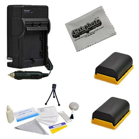 2 Replacement LP-E6 LPE6 Battery + Charger + Cleaning Kit + Cleaning Cloth For Canon EOS 5D Mark 2 3 II III 5DM2 5DM3 6D 7D 60D 60Da 70D DSLR Digital