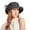 Black, variant on FUZHIQ Women's Vintage Cloche Fascinator Hat with Birdcage Veil & Bow, Elegant Short Brim Tea Party Hat for Wedding Kentucky Derby Formal Occasion