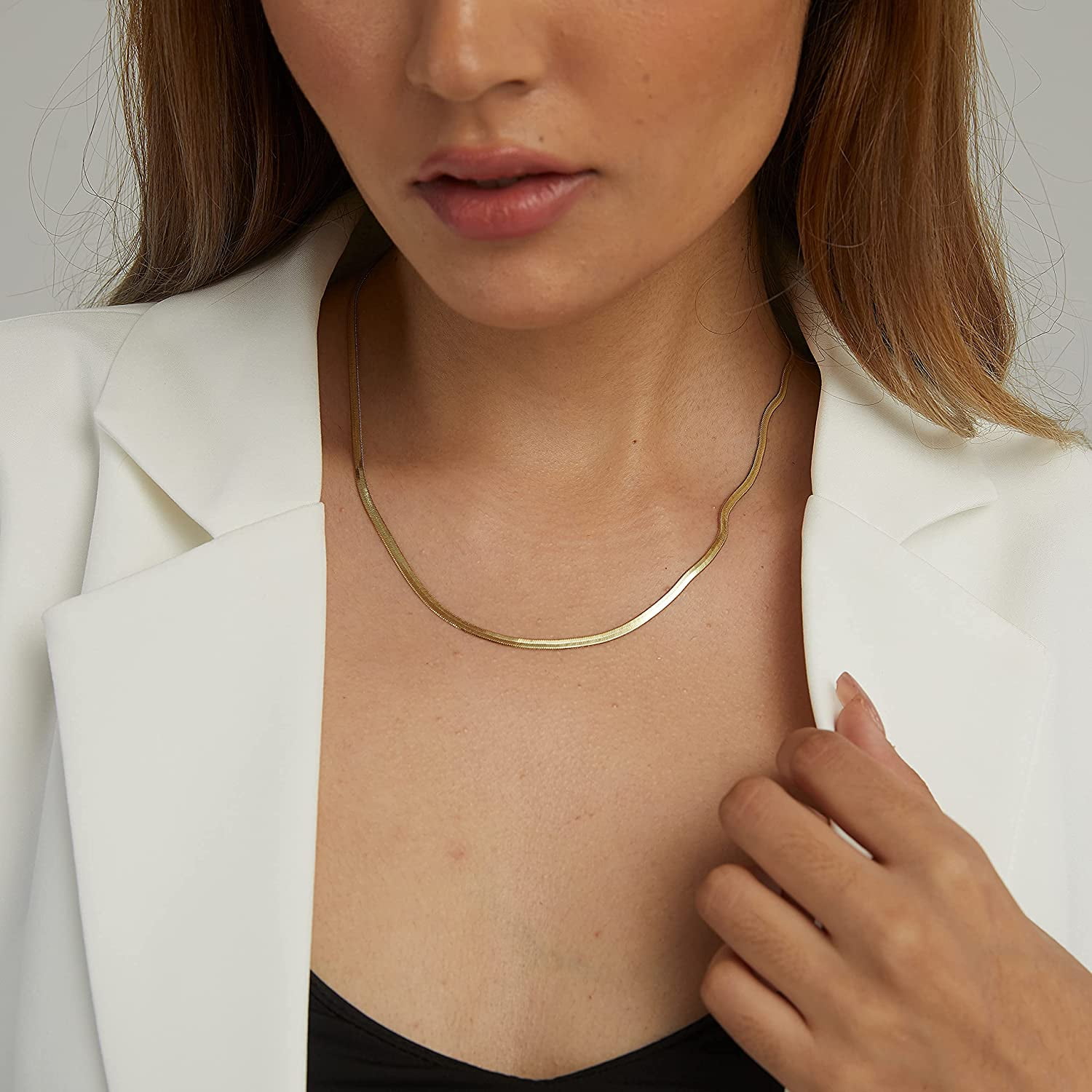 Cassius Snake Chain Layered Necklace Gold | LIT Boutique