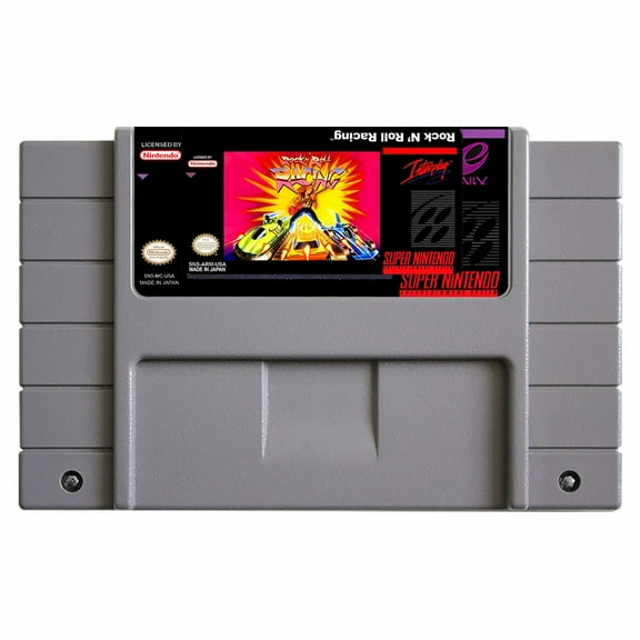 SNES Games Cartridge Rock n' Roll Racing