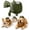 Green, variant on Dog Massager with Hands, Electric Calming Pet Massager (Green) | Hand-Like Kneading Massager for Head, Neck and Back, Relaxing Pet Care Tool for Small Medium Large Dogs and Cats