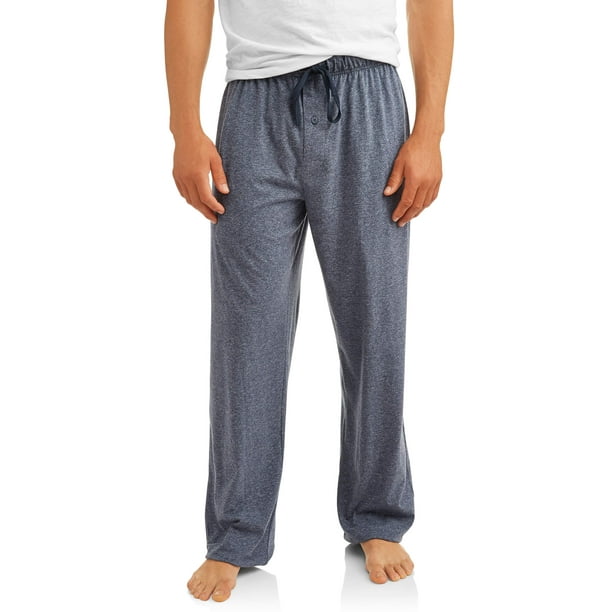 Hanes Elastic Waistband Pockets Solid Sleep Pants Pajamas (Men's or Men ...
