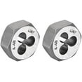 thumbnail image 1 of HUGFEGWE 15×6.3mm Hex Pipe Rethreading Die Carbon Steel Industrial Pro Hexagonal Re-Threading Hex Metric Die for Taper Pipe Threads 2pcs CJB91-22820, 1 of 2