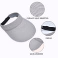 thumbnail image 3 of Gorra con visera ajustable, talla única, para deportes al aire libre, para mujeres y hombres, 3 of 5