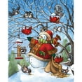 thumbnail image 1 of Diamond Painting (DB0104) muñeco de nieve Full Round Rhinestone Wall 40x50cm FLhrweasw Nuevo, 1 of 1