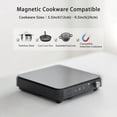 thumbnail image 4 of Olayks Portable Induction Cooktop, 1500W Induction Cooktop with 6 Temperature 8 Power Settings, 99 Minutes Timer, Including 8L Cast Iron Cooking Pot and Cast Iron Pan, 4 of 7