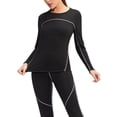 thumbnail image 5 of Women's Compression Tops Performance Athletic Long Sleeve Shirt Moisture Wicking Workout T-Shirt Tops, 5 of 6