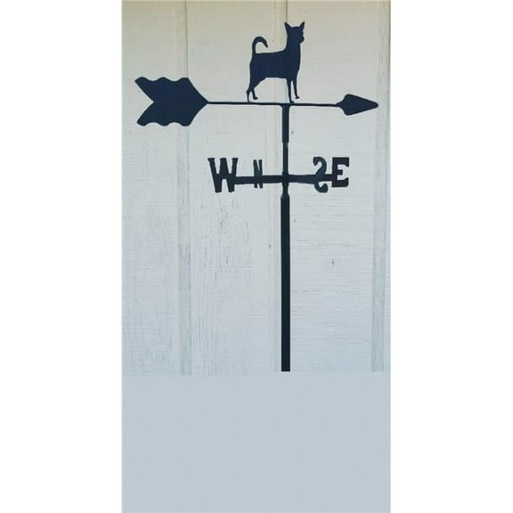 The Lazy Scroll chiin Chihuahua Garden Mount Weathervane