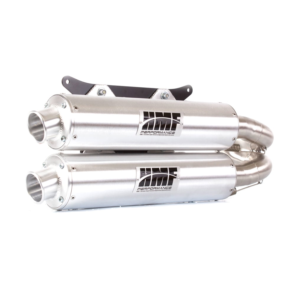 HMF Polaris RZR XP Turbo EPS 2016 2019 Dual Slip On Exhaust Muffler