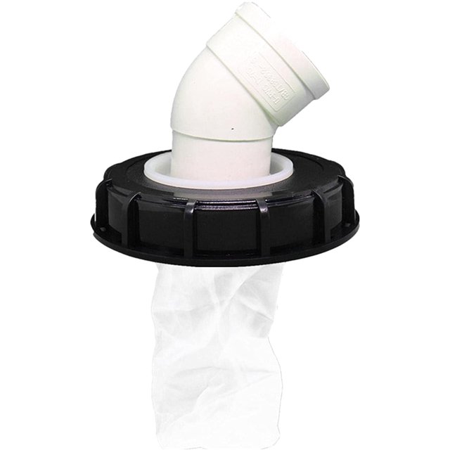 Cubierta de filtro de agua de lluvia IBC, filtro IBC de nailon lavable, cubierta de filtro de tapa IBC Cubierta de filtro de 165 mm para tanque de agua de lluvia IBC LingWen 9024715548726