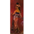 thumbnail image 2 of Sargent, John Singer 8x14 White Modern Wood Framed Museum Art Print Titled - A Javanese Dancer 1889, 2 of 4