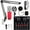 Red, variant on Podcast Microphone Bundle, BM800 Microphone Kit with Live Sound Card, Condenser Microphone & DJ Mixer with Adjustable Mic Suspension Scissor Arm, Shock Mount & Filter for Studio Recording & Broadcas