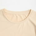 thumbnail image 4 of Mens Shirts Casual, Solid Color Versatile Short Sleeved Top For Men Loose And Comfortable Basic Style Short Sleeved Round Neck Top/shirt S, Beige, 4 of 7