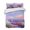 Pink Purple Sky Blue, variant on Quilts King Size, Purple Lavender Soft Comforter Bedding Set for Bed, Spring Country Oil Painting Butterfly Flower Lightweight Quilted Bedspread with Pillow Cover(2 Pieces), 96x106 Inch