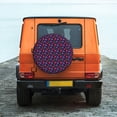 thumbnail image 6 of Goofa Blackberries Pattern Universal Tire Cover for Jeep, SUV, Truck, and Trailer – Waterproof, UV-Resistant,Easy to Install, Fits 14"-17" Tires-16 inch, 6 of 6