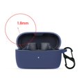 thumbnail image 3 of Pour Jabra Elite 3 Coque de Protection en Silicone Antichoc Anti-Poussière Lavable Vert Foncé, 3 of 6