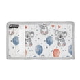 thumbnail image 2 of JIALIOU Nylon Trifold Card Wallet with ID Window Zipper Pocket for Men Women Teen Cartoon Koala with Balloon, 2 of 7