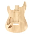 thumbnail image 2 of Milaget Unfinished Guitar Body Blank Guitar Body Replacement Handcrafted ST Wooden, 2 of 7