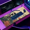thumbnail image 6 of Skull Mouse Pad Japanese Ukiyo-e Mouse Pad XL Anime Big Mouse Pads for Desk Large Gaming Large Mouse Pad for Men Desk Pad with Stitched Edges Non-Slip Large Computer Mat, 31.5x11.8 in, 6 of 6