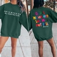 thumbnail image 4 of Sales Today Clearance Fall Sweatshirts for Women Sweatshirt Women Verse Pullover God Is Within Her Long Sleeve Inspirational Blouse Top, 4 of 6