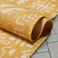 thumbnail image 6 of Well Woven Indoor/Outdoor Runner Rug 2'7" x 9'10" Khalo Yellow Modern Tribal, 6 of 8