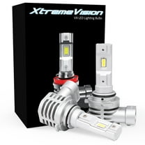 Xtremevision VX 9006 LED Headlight Bulbs - 6500K Xenon White, 8000 Lumens, 16W LED