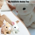 thumbnail image 4 of Bunby Realistic Bunny, Bunby - My Realistic Bunny Toy, Bunbi Realistic Bunny, Realistic Bunny That Moves, Jumping, Twitching, Shaking Ears Interactive Bunny Realistic Bunny (Bunby-White), 4 of 7