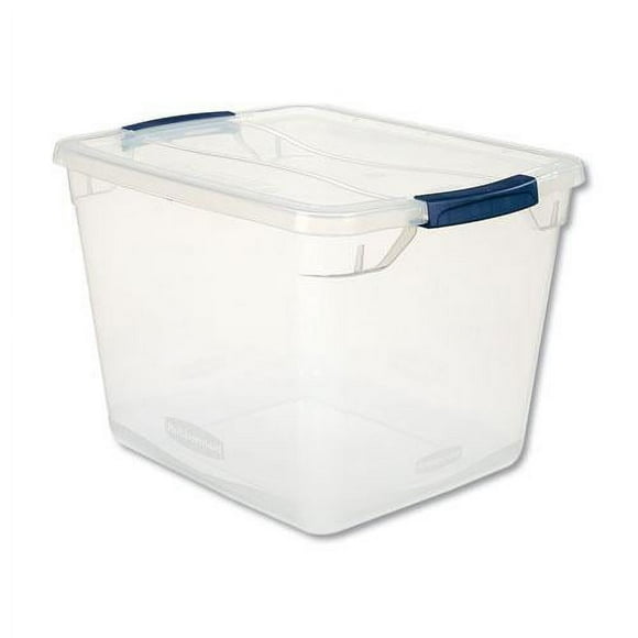 Rubbermaid Storage Tote,Clear,Solid,Polypropylene  RMCC300014