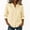 Yellow, variant on Lnmiateer Vintage Vertical Striped Collared Loose Button Up Top Ladies Soft Breathable Stretch Fabric Autumn Winter Camping Street Leisure Fashion Outfit