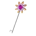 thumbnail image 3 of DOLITY 1 Garden Wind Wind Sculpture Street Path Metal Yard Windmill PInk, 3 of 9