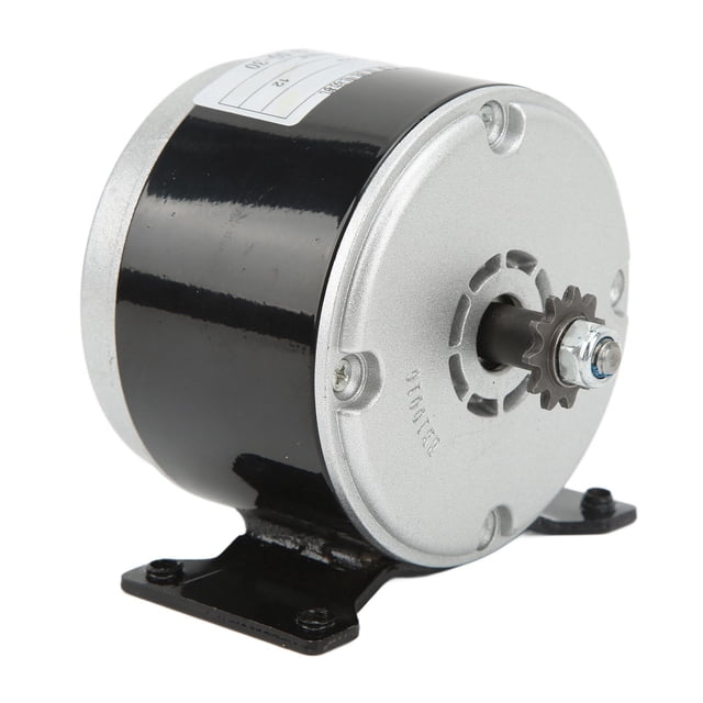 Motor eléctrico cepillado Motor de CC de imán permanente de alta velocidad profesional para Control de velocidad de accionamiento de scooter eléctrico 12V 2750RPM