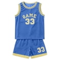 thumbnail image 3 of Krdevn Boys Basketball Set Game Sleeveless Top and Shorts Athletic Outfit,11-12 Years, 3 of 3