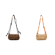 thumbnail image 1 of Bolso Acolchado Bandolera De Mujer Con Correa De Cuerda Trenzada Para Mujer Café, 1 of 8