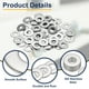 thumbnail image 3 of Arandela Plana M6 para Tornillo, 60Pcs Arandelas de Acero Inoxidable 304 6MM ID x 16MM OD x 1.5MM de Grosor (Tono Plateado), 3 of 6