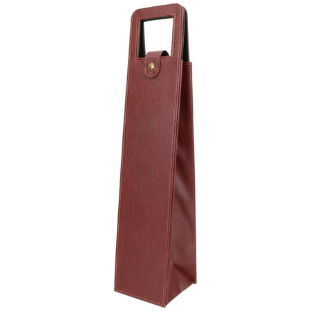 

Leather Wine Packaging Bag Red Wine Hand Bag Single Wine Bottle Holder
