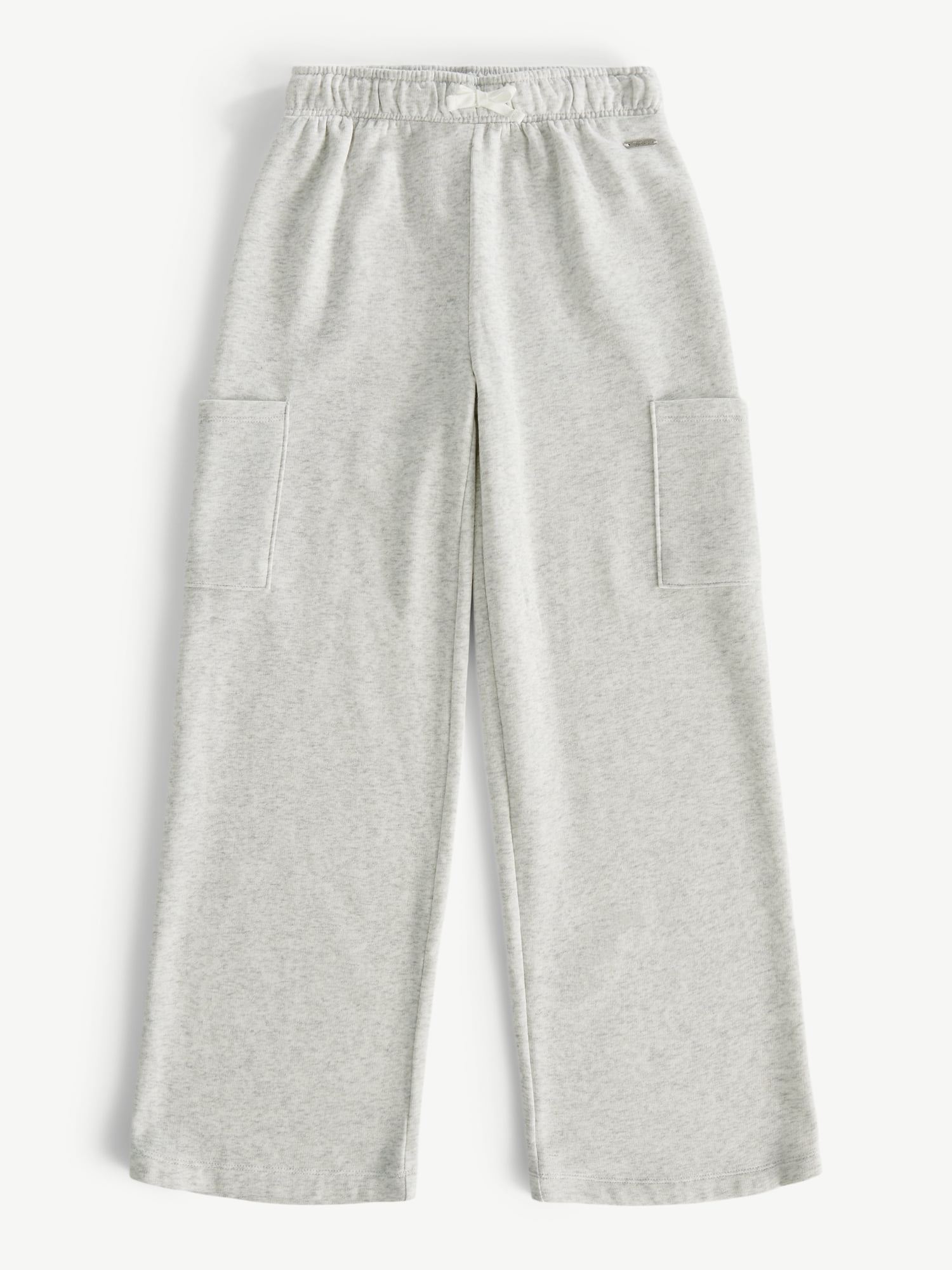 Justice Girls Fleece Cargo Wide Leg Pants, Sizes XS - XLP