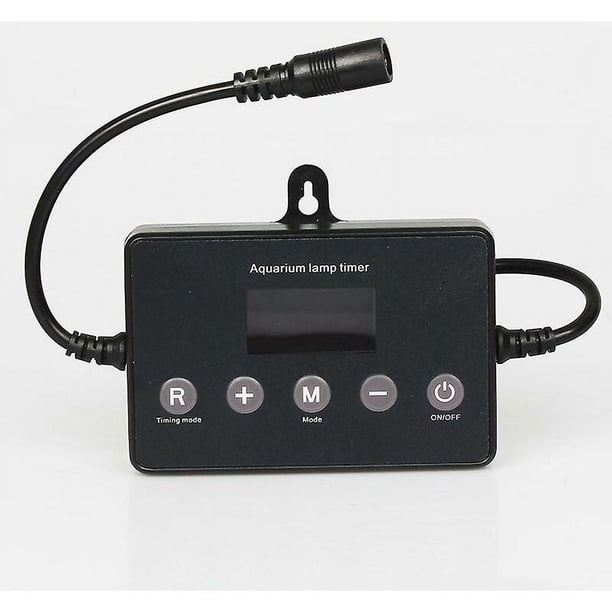 Controlador de luz de acuario personalizable, regulador de intensidad de bajo consumo energético para tanques de 12 a 24 V, diseño impermeable, simulación de modo natural para entusiastas de los
