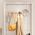 thumbnail image 3 of Gancho de carga fuerte detrás de la puerta, gancho de almacenamiento para ropa, artefacto sin perforaciones para dormitorio, gancho para puerta de baño, 3 of 5