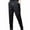 Black, variant on Tejiojio Men's and Big Men's Relaxed Fit Men Casual Elasticity Trousers Velvet Tether Closure Jeans Pocket Workwear Casual Pants