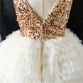 thumbnail image 3 of WOYY Girls Sequins Mesh Layered Birthday Party Dress Elegant Prom Princess Dress, Sizes 2-8, 3 of 8