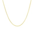 thumbnail image 2 of ARAIYA JEWELRY 14K Yellow Gold 1.02 mm Round Cable Link Chain 18'' for Women, 2 of 6