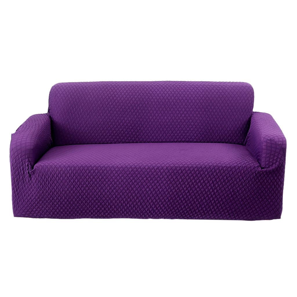 Square Pattern Stretch Loveseat Couch Sofa Cover ,