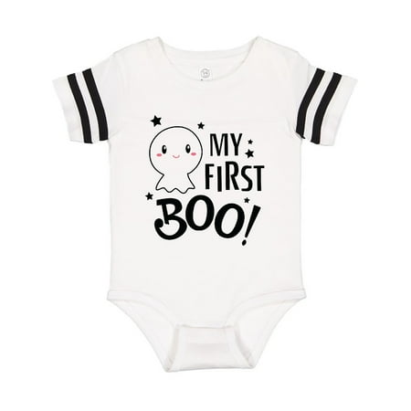 

Inktastic My 1st Boo with Cute Ghost Gift Baby Boy or Baby Girl Bodysuit