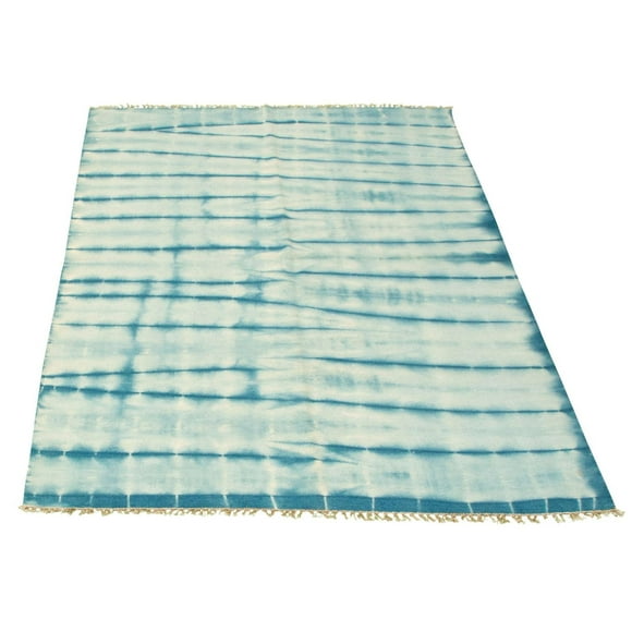 ECARPETGALLERY Tapis Fait à la Main pour Salon, Salle à Manger et Chambre à Coucher Contemporain Collection Surteint coloré 4'11" x 7'10" en Vert