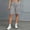 Gray, variant on Cotton Blend Shorts for Women Zip Fly Women's Cargo Shorts with Belt Loop Pockets for Summer Casual Work Travel Navy M(M)